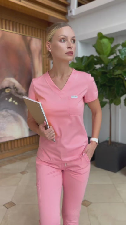 Mary J Two Pocket Scrub Top